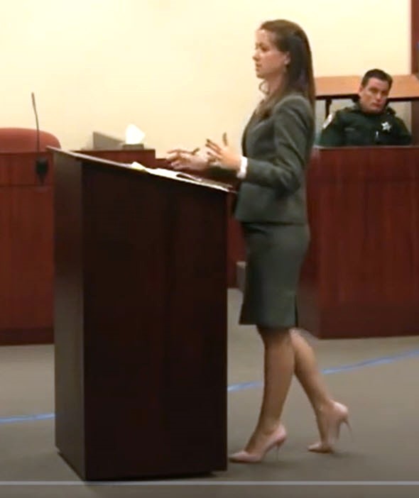 Attorney Naumann in court giving opening statement-criminal defense lawyer for Vero Beach, FL